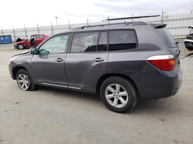 5TDZK3EHXAS005657 - 2010 TOYOTA HIGHLANDER GRAY photo 2