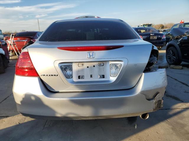 3HGCM56486G701173 - 2006 HONDA ACCORD LX SILVER photo 6