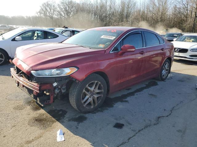 3FA6P0HDXER132998 - 2014 FORD FUSION SE RED photo 1