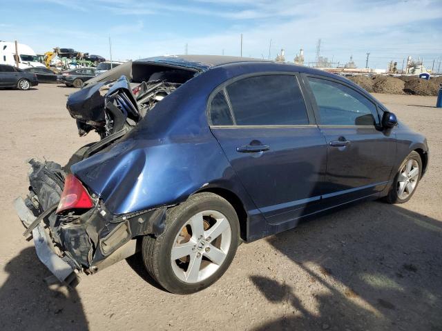 1HGFA16886L060255 - 2006 HONDA CIVIC EX BLUE photo 3