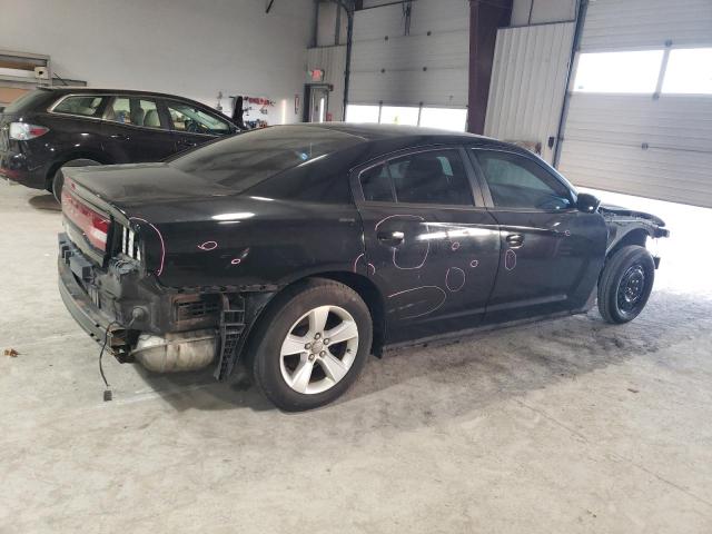 2C3CDXBG3DH707071 - 2013 DODGE CHARGER SE BLACK photo 3