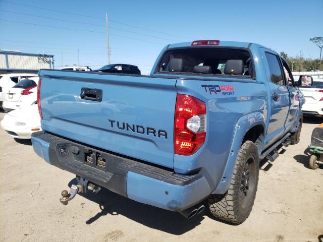 5TFDW5F13KX785685 - 2019 TOYOTA TUNDRA CREWMAX SR5 BLUE photo 3