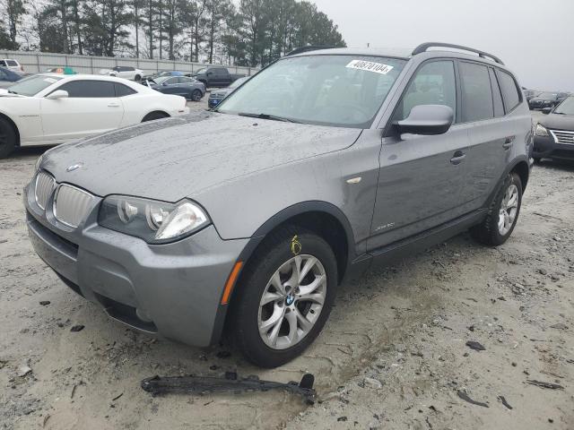 WBXPC9C45AWJ33864 - 2010 BMW X3 XDRIVE30I GRAY photo 1