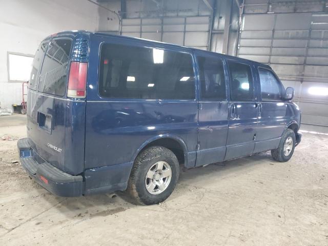 1GNFG65RX11205960 - 2001 CHEVROLET EXPRESS G1 BLUE photo 3