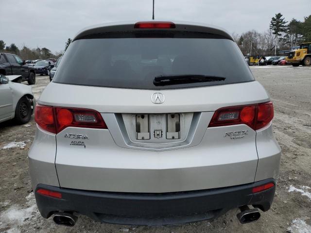 5J8TB2H20AA001168 - 2010 ACURA RDX SILVER photo 6