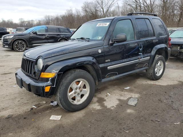 1J4GL48K46W246164 - 2006 JEEP LIBERTY SPORT BLACK photo 1