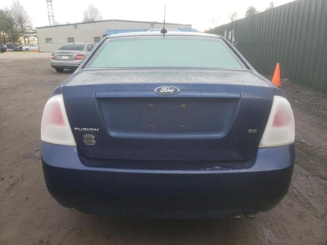 3FAHP07Z47R238789 - 2007 FORD FUSION SE BLUE photo 6