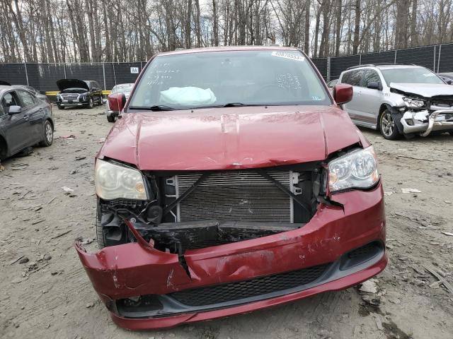 2C4RDGCGXFR569143 - 2015 DODGE GRAND CARA SXT BURGUNDY photo 5