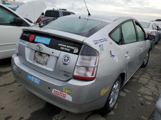 JTDKB20U740018146 - 2004 TOYOTA PRIUS SILVER photo 3