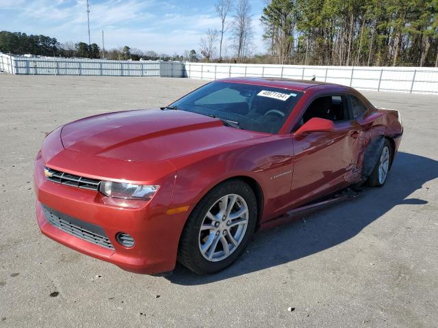 2G1FB1E39F9306490 - 2015 CHEVROLET CAMARO LS RED photo 1