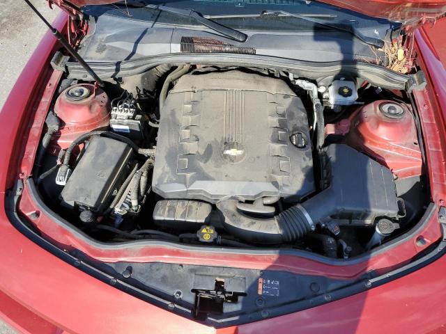 2G1FB1E39F9306490 - 2015 CHEVROLET CAMARO LS RED photo 11