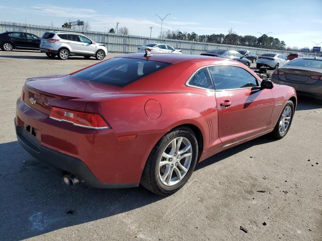 2G1FB1E39F9306490 - 2015 CHEVROLET CAMARO LS RED photo 3