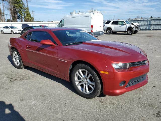 2G1FB1E39F9306490 - 2015 CHEVROLET CAMARO LS RED photo 4