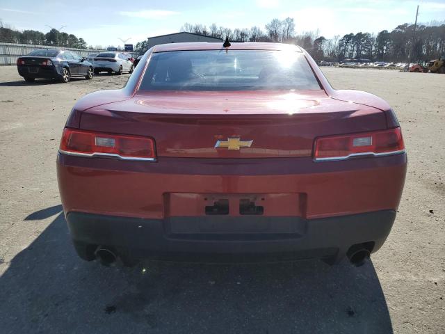 2G1FB1E39F9306490 - 2015 CHEVROLET CAMARO LS RED photo 6