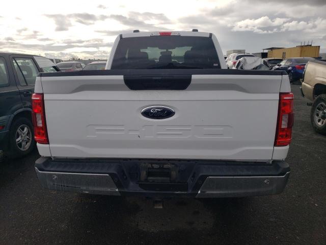 1FTEX1CB7PKD87097 - 2023 FORD F150 SUPER CAB WHITE photo 6