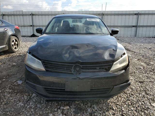 3VW2K7AJ1EM444640 - 2014 VOLKSWAGEN JETTA BASE BLACK photo 5