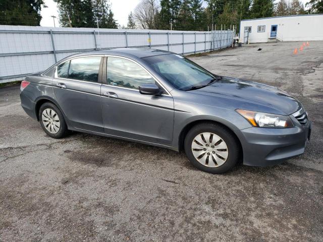 1HGCP2F32CA065924 - 2012 HONDA ACCORD LX GRAY photo 4