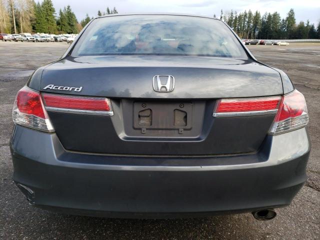 1HGCP2F32CA065924 - 2012 HONDA ACCORD LX GRAY photo 6