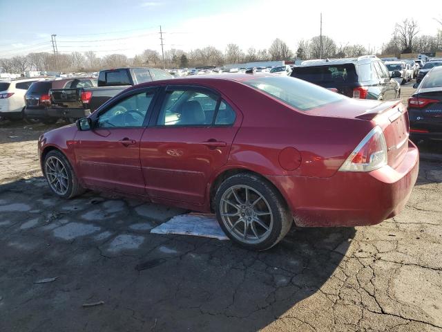 3FAHP07Z29R154330 - 2009 FORD FUSION SE RED photo 2