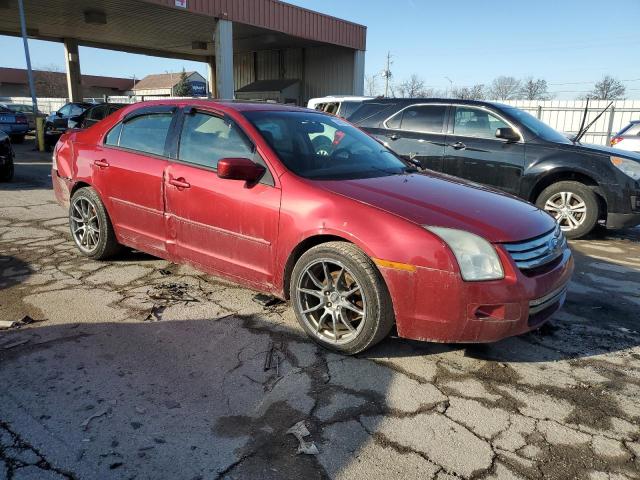 3FAHP07Z29R154330 - 2009 FORD FUSION SE RED photo 4