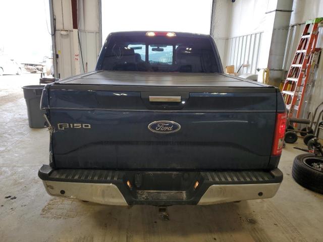 1FTEW1EF6HFC89854 - 2017 FORD F150 SUPERCREW BLUE photo 6