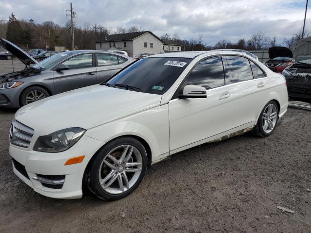 WDDGF8BB2CF876702 - 2012 MERCEDES-BENZ C 300 4MATIC WHITE photo 1