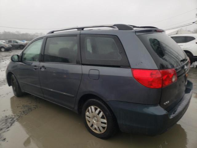 5TDZK23C78S116646 - 2008 TOYOTA SIENNA CE BLUE photo 2