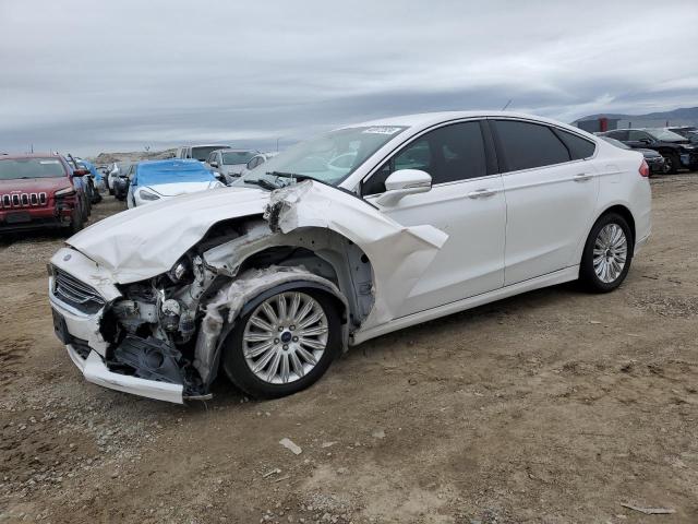 3FA6P0LU5FR258081 - 2015 FORD FUSION SE HYBRID WHITE photo 1