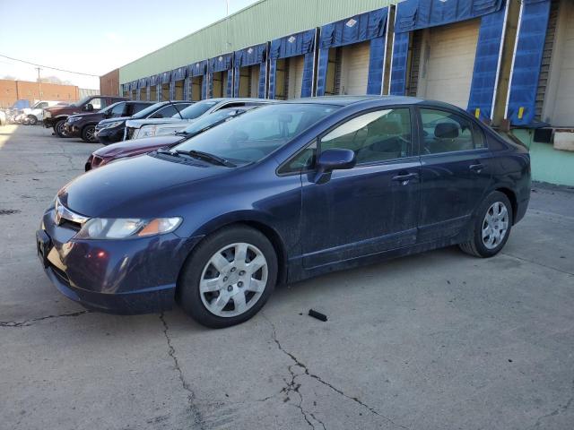 1HGFA16596L016125 - 2006 HONDA CIVIC LX BLUE photo 1