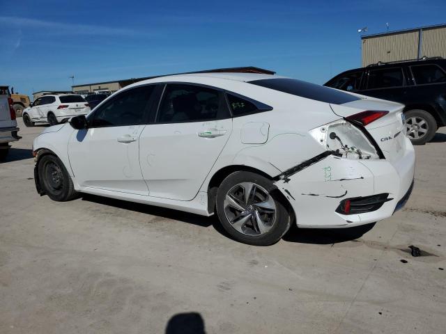 19XFC2F63KE020813 - 2019 HONDA CIVIC LX WHITE photo 2