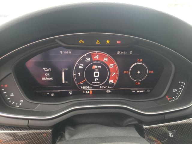 WAUB4CF51JA088812 - 2018 AUDI S5 PREMIUM PLUS შავი ფოტო 9