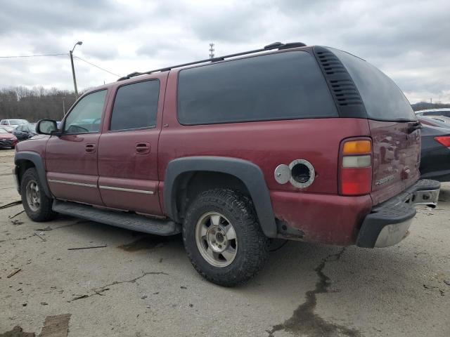 1GNFK16Z63J176900 - 2003 CHEVROLET SUBURBAN K1500 BURGUNDY photo 2