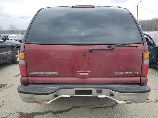 1GNFK16Z63J176900 - 2003 CHEVROLET SUBURBAN K1500 BURGUNDY photo 6