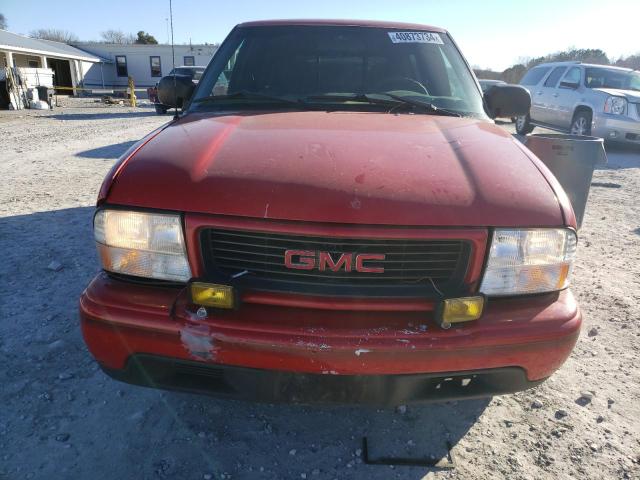 1GTCS19X9X8519945 - 1999 GMC SONOMA RED photo 5