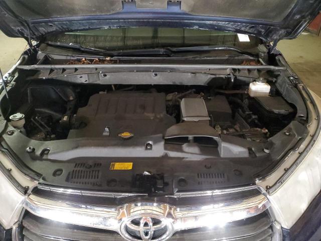 5TDJKRFH6ES040829 - 2014 TOYOTA HIGHLANDER XLE 蓝色 照片 12