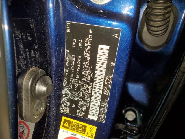 5TDJKRFH6ES040829 - 2014 TOYOTA HIGHLANDER XLE 蓝色 照片 13