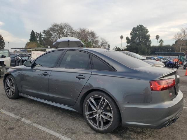 WAUFFAFCXJN109406 - 2018 AUDI S6 PREMIUM PLUS GRAY photo 2