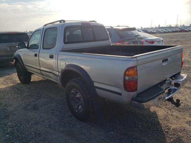 5TEGN92NX3Z164177 - 2003 TOYOTA TACOMA DOUBLE CAB PRERUNNER SILVER photo 2
