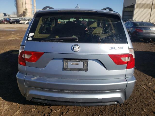 WBXPA93466WG84823 - 2006 BMW X3 3.0I BLUE photo 6