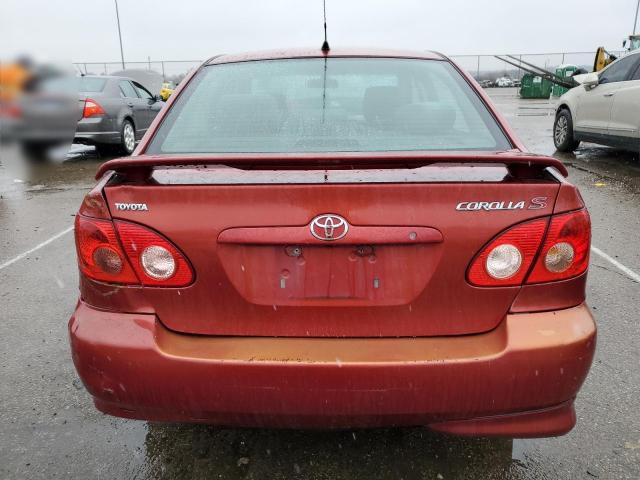 1NXBR32E36Z629788 - 2006 TOYOTA COROLLA CE RED photo 6