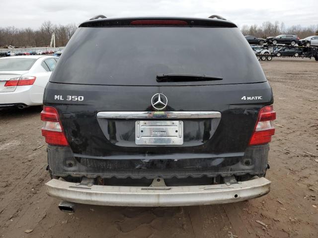 4JGBB86E69A516273 - 2009 MERCEDES-BENZ ML 350 BLACK photo 6