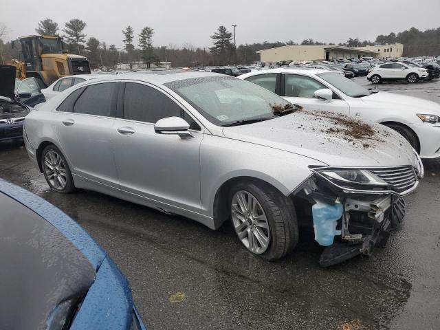 3LN6L2G94FR605841 - 2015 LINCOLN MKZ SILVER photo 4