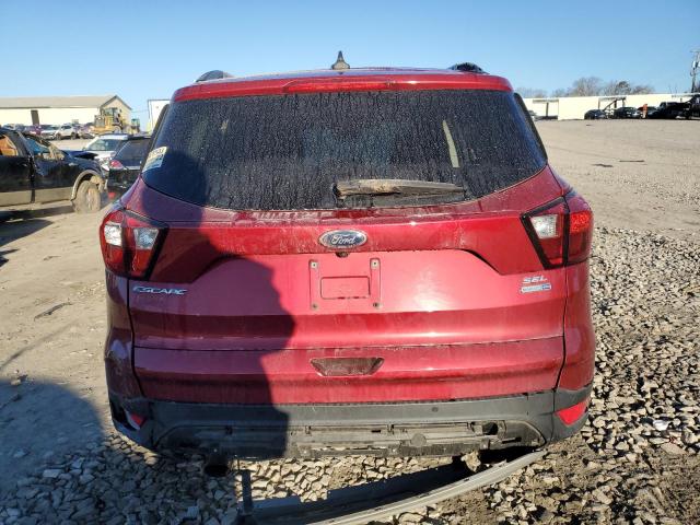 1FMCU9HD8KUB53858 - 2019 FORD ESCAPE SEL RED photo 6