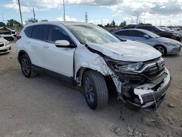 5J6RW1H59MA004313 - 2021 HONDA CR-V EX WHITE photo 4