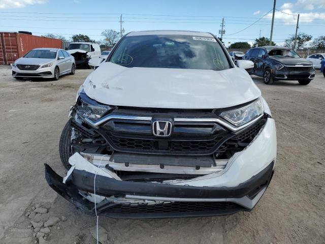 5J6RW1H59MA004313 - 2021 HONDA CR-V EX WHITE photo 5