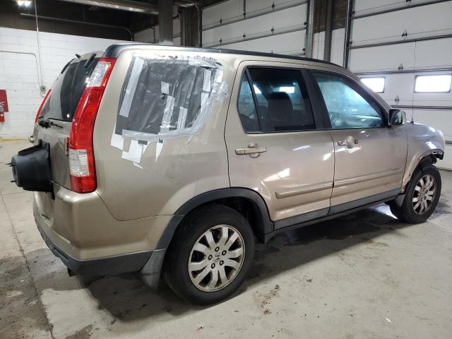 SHSRD78905U326387 - 2005 HONDA CR-V SE BEIGE photo 3