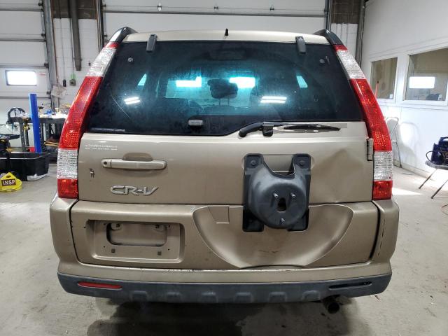 SHSRD78905U326387 - 2005 HONDA CR-V SE BEIGE photo 6