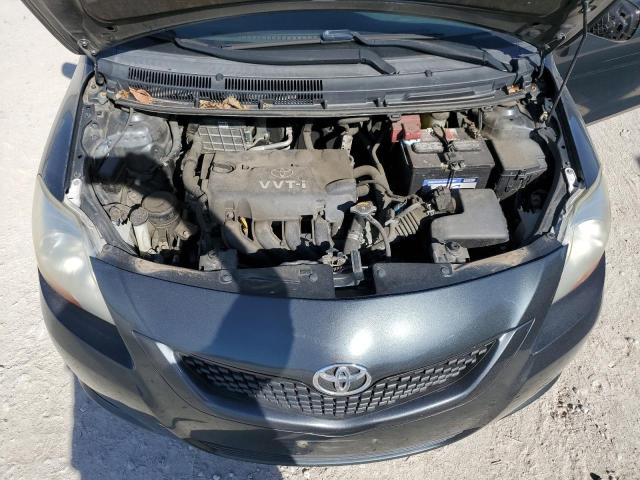 JTDBT4K37A4067638 - 2010 TOYOTA YARIS GRAY photo 11