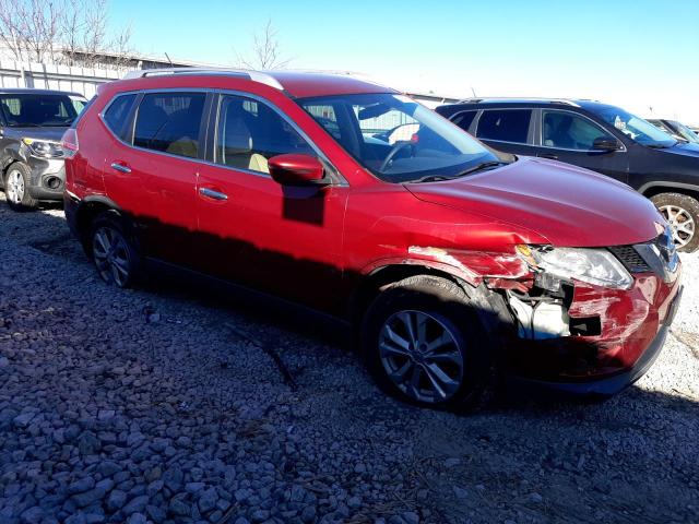 KNMAT2MV8GP603468 - 2016 NISSAN ROGUE S RED photo 4