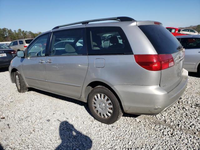 5TDZA23C84S200679 - 2004 TOYOTA SIENNA CE SILVER photo 2